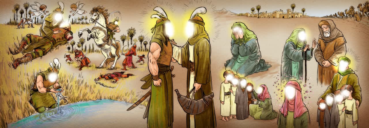  پرده نقالی حضرت ام البنین سلام الله علیها